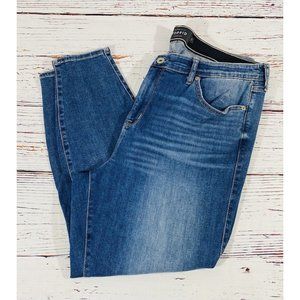 Torrid Womens  Jeans Sz 20 Plus Sky High Skinny High Rise Blue Stretch Tapered
